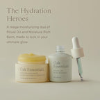 Oak Essentials Hydration Heroes Set | 2-Piece Moisturizing Kit with Blue Tansy Ritual Oil & Sea Buckthorn Moisture Rich Balm