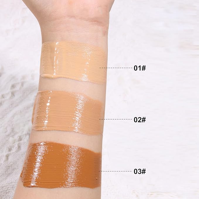 Boobeen Waterproof Leg Makeup Cream, No Transfer Body Concealer, 24-Hour Long-Lasting and Easy to Apply, Smooth & Light Effect for All Skin Tones