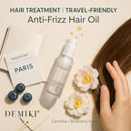 DEMIKI Hair Oil Japanese Hair Care,Hair Oil for Frizzy Hair,Anti Frizz Hair Products for Women,Hair Moisturizer,Hair Perfume Oil,Hair Beauty Products,Hair Serum for Frizzy and Damaged Hair 1.18fl.oz