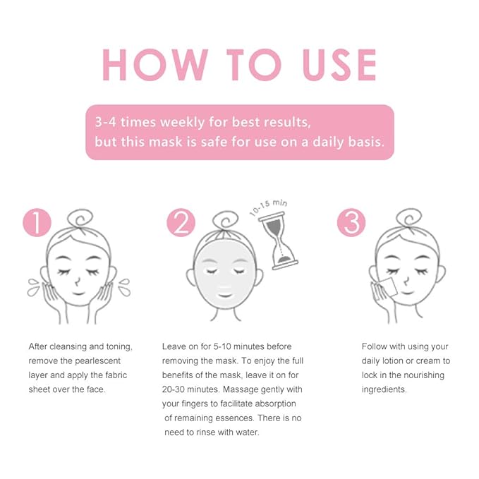 My Beauty Diary Hyaluronic Acid Ultra Moisturizing Facial Face Mask (8 Sheets) - New English Version