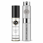CA Perfume Duo Impression of 2 One 2 Men For Men Perfume Layering Set Mens Cologne Long Lasting Travel Size EDP + Body Oil Roll-On Bottle 0.27 Fl Oz+0.33 Fl Oz