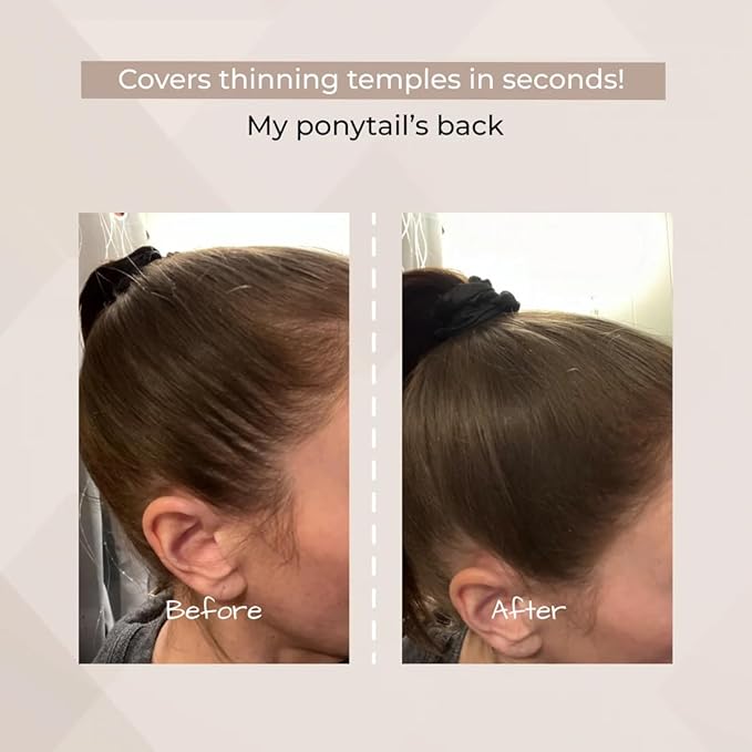 Rumi Cosmetiques HairMagic+ Root Touch Up Powder – Instant Gray Hair Coverage & Hairline Filler – Water-Resistant, Natural Finish, Nourishing Formula with Argan Oil & Vitamin E (Chocolate Brown)