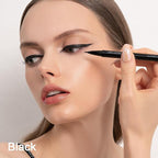 CARSLAN Liquid Eyeliner, Black Eyeliner Liquid Liner, 12H Longlasting Eyeliners, Waterproof & Smudgeproof High Pigmented Eyeliners for Eye Makeup, Black