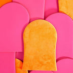 b.tan Face & Body Self Tanning Mitt | Glow Your Own Way Smooth Gel Glove - Sunless Tan Applicator, Streak-Free, Even Application, Double Sided, Reusable, Great for Cream, Lotion, Suncreen