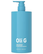 Oli G Total Refresh pH Balancing Shampoo – Lightweight Daily Cleanser for All Hair Types – With Marula Oil, Shea Butter & Quinoa Protein – Hydrating, Anti-Frizz Formula – 33.8 fl oz