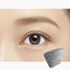 HEROINE MAKE by KISSME Mascara Base for Curl, Volume and Length, Clear MASCARA Primer with Argan Oil, Camellia Oil & Squalane, Transparent Type, Ideal Alone or Under Mascara, Made in Japan, CLEAR 1 EA