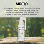 MD PLUS BIO Hair Repair Serum - Thicker, Fuller, Hair Loss and Thinning Treatment Serum - Women and Men Hair Care Products Spray - All Hair Types - 2.02 Fl oz (60 ml)