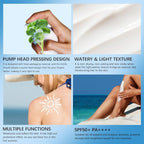 2 Pcs Centella Sunscreen, Light & Hydrating Centella SPF50 Water-Fit Sun Serum for All Skin Type and UV Defense.