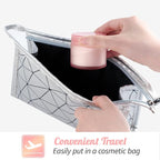 2oz Glass Jars 24 Pack, Hoa Kinh Mini Round Pink Frosted Glass Jars with Inner Liners and Pink Lids, Perfect for Storing Lotions, Powders and Ointments