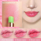Kaely 2Pcs Aloe Hydrating Lipstick Tinted Lip Balm, Color Changing PH Lipstick Makeup, Korean Magic Lip Stain Long Lasting Waterproof, labiales magicos 24 horas originales