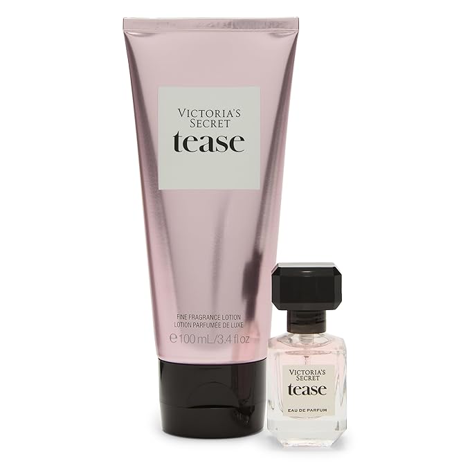Victoria's Secret Tease Mini Fragrance Duo Gift Set, Eau de Parfum & Travel Lotion