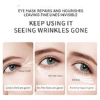24K Collagen Eye Mask 60 Pcs Moisturzing Eye Pads for Puffy Eyes, Dark Circles, Under Eye Bags, Anti-Wrinkle, Moisturizing, Eye Skin Care Fast Absorption Eye Patches Gel for Women Man