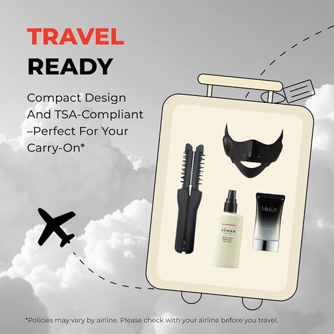 YA-MAN SPA Styler® Cordless Volume + Smooth - Cordless Styling, Reimagined. Hybrid Hot Brush + Flat Iron