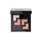 OFIR Quadratic Eyeshadow Palette | Intensely Pigmented and Non-Creasing | Matte & Shimmer Shades | Eye Shadow Palette Makeup with Mirror, Compact for Travel, 4.4g | Orange Caves – Warm Rustic Tones