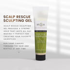 Max Green Alchemy MGA Vegan Sculpting Hair Gel Tube - Extreme Styling Hair Gel for Women & Men | Organic Formula of Styling Products Provide Strong Hold & Lasting Control | Color Safe | 5.5 Ounces