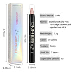 Kaely Cream Eye Shadow Sticks, Nude Pink Matte Eyeliner Pencil Eyeshadow Palette Makeup, Eye Highlighter Brightener Stick for Older Women Waterproof Pigmented, sombras para ojos, New-71