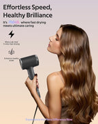 Professional Hair Dryer with Diffuser for Women Classic Bio lonic Hair Blow Dryer Fast Drying Remove Static Full Tool Set for Stylist, One Button Cooling Mode, cUL Certified, Lightweight for Travel