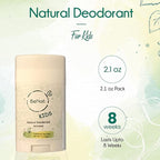 2-Pack All Natural Deodorant For Kids and Teens 100% Natural Aluminum-Free Carcinogen Free Kids Deodorant For Boys and Girls Clinically Proven To Be Safe For Children and Teenagers