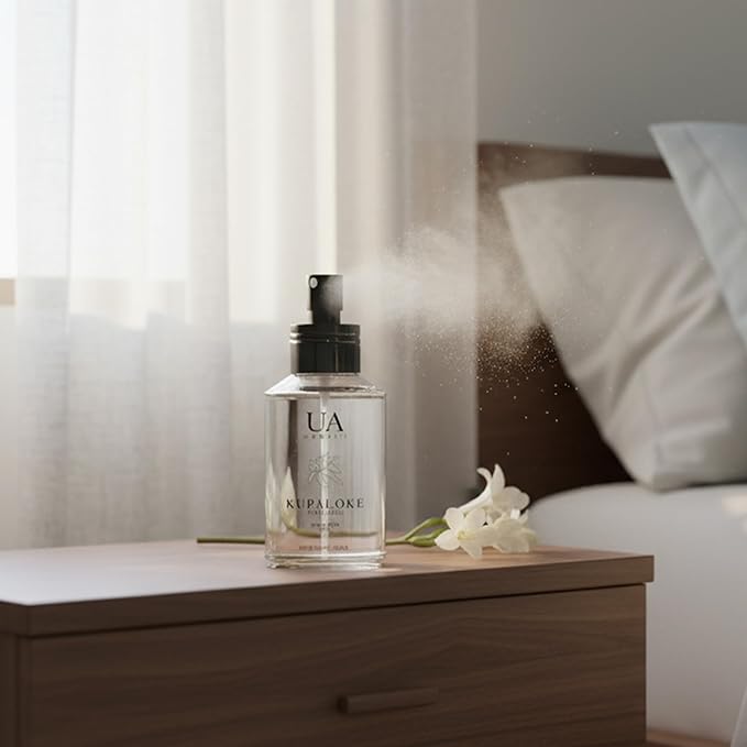 Kupaloke Tuberose Body and Hair Mist from Hawaii, Hair Perfume for a Light, Hydrating Refresh, Body Mist for Women and Men, Alcohol-Free, With Moisturizing Hyaluronic Acid & Glycerin, 3.4 oz