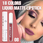 evpct 1Pcs Deep Mauve Liquid Matte Lipstick Lipgloss Set for Women, labiales mate 24 horas originales matte larga duracion 24 Hour Lipstick Lip Stains Long Lasting Waterproof 24, 08#