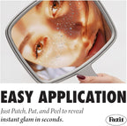 Fazit Makeup Patches - Silver Speckles - Glow Up Make-Up Patches - Cute Glitter Makeup Accessories for Women - Cosmetic Glitter for Face