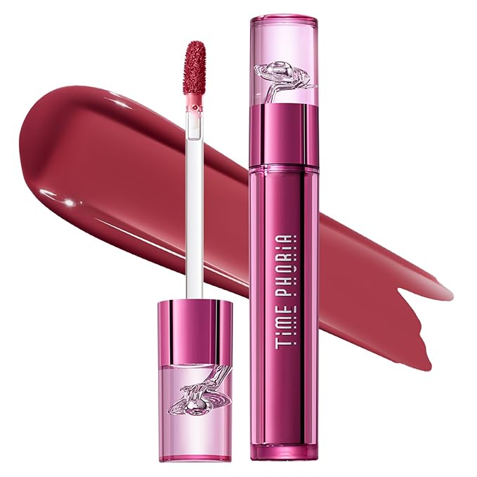 ALTERA BLURRING LIP TINT - Shine Lip Gloss to Soft Blurry Lip Matte Finish, Long-Lasting Lip Stain, Smooth and Blur lip lines, Watery-Velvet Feel, Hydrating & Non-Sticky (013 FLUSH)