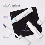 Wonderskin Wonder Blading All Day Lip Stain Peel Off and Reveal Kit - Long Lasting, Waterproof Brown Lip Tint, Transfer Proof Natural Makeup Stain Kit (Demure)