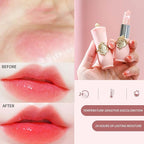 BestLand 3 Pcs/Set Flower Jelly Lipstick Set Temperature Change Moisturizer Long Lasting Nutritious Balm Magic Color Change Lip Gloss (Flower Jelly Lipstick 040506)