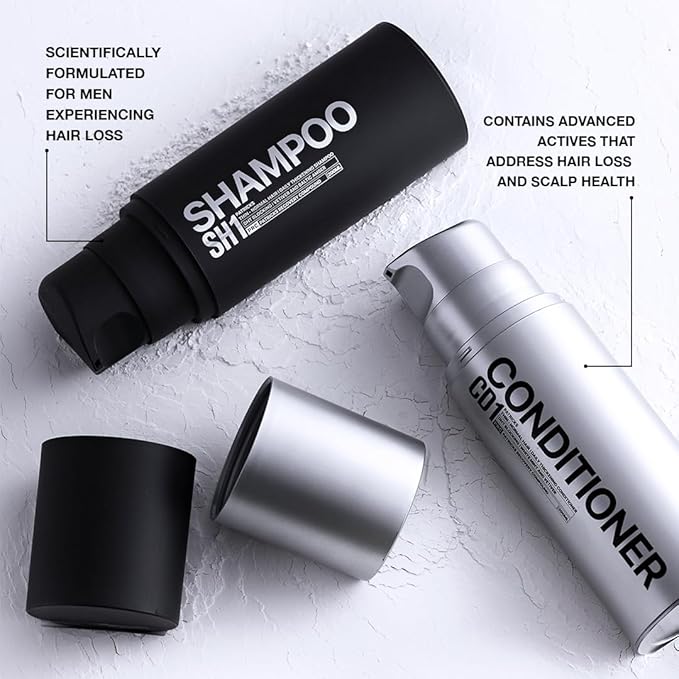 PATRICKS | SH1 Thickening Shampoo for Hair Loss in Men | DHT Blocker | Includes Protein & Other Powerful Ingredients to Support Hair Growth & Care | For Mild to Moderate Hair Loss | 200mL