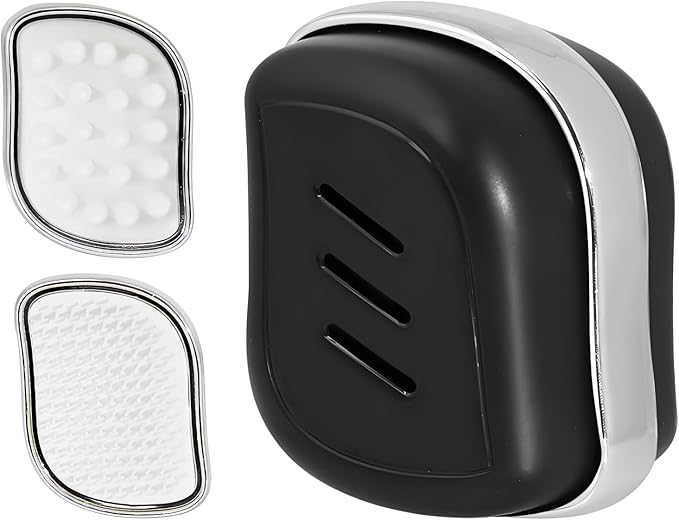 2-in-1 Scalp Massager Shampoo Brush,Scalp Dandruff Removal with Soft Silicone Bristles,Wet & Dry Scalp Care Head Scrubber Hair Washing,Comfortable for All Hair Types