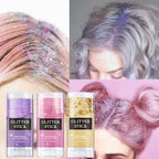 Halloween Body and Face Glitter Stick, Holographic Sparkling Neon Outfit Singer Concert Music Rave Festival Accessories Hair Glitter Gel.(Black & Orange & Purple)