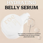 Roe Wellness Stretch Mark Belly Serum/Oil for Sensitive Skin with Long and Short-term Hydration, Increases Skin Elasticity and Firmness Reduce Stretch Marks (Belly Serum)