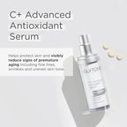 Glytone Age-Defying C+ Vitamin C Serum for Face | 20% Vitamin C, E and Squalane Antioxidant Complex | Reduces Fine Lines & Wrinkles | Hydrating & Anti-Aging Facial Serum for All Skin Types | 1 Fl Oz