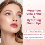 CATKIN Glossy Lip Balm Ultra Hydating Glow Lip Tinted Jelly Plump Melting Balm Shea Butter Repair Soothing For Dry Lips Dewy Finished 0.12 oz 2pcs Set 02