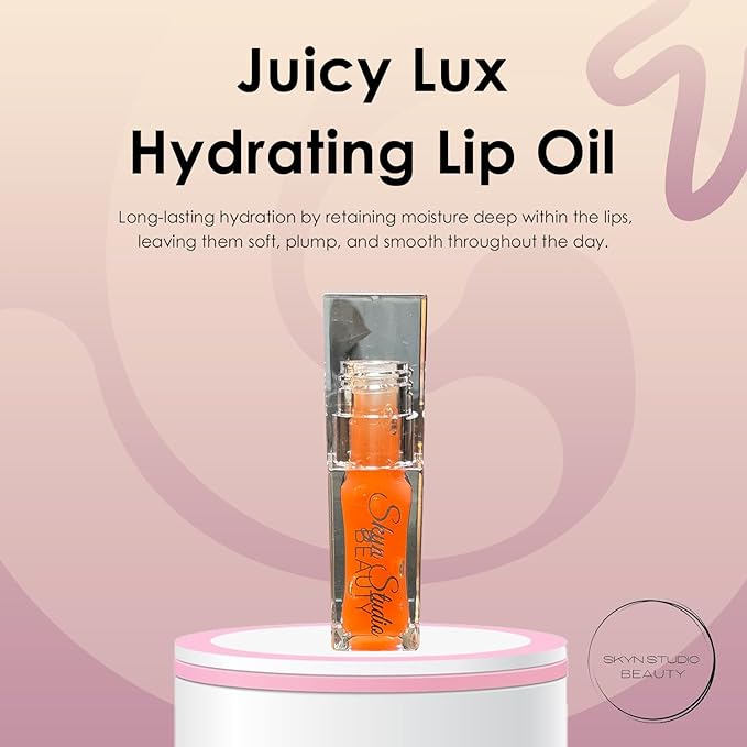 BEAUTY SPF 30 Juicy Lux Hydrating Lip Oil, Deeply Nourishing with Hyaluronic Acid, Coconut Oil, Argan Oil, Shea Butter and Vitamin E, Non-Sticky, SPF Protection Lip Care (Fruity Bliss)
