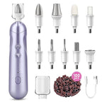 2 Pack 9-in-1 Electric Nail Grinder with 100 Bits: Cordless, 5 Speeds, Professional Manicure & Pedicure Kit