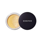 Morphe Bake & Set Setting Powder - Lightweight, Talc-Free Finishing Powder for Face Makeup with a Soft, Natural Finish - Minimizes Shine for Up to 24HR - Banana Rich (0.31 oz)