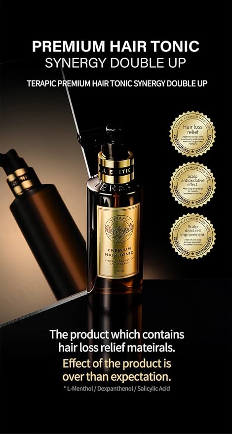 Hair Growth Tonic Serum - Hair Thickening Scalp Treatment, Anti Hair Loss & Root Strengthening, Instant Cooling & Soothing Care for Thinning Hair, 5.41 fl. oz