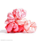 Hello Kitty x Kitsch Matte Satin Scrunchies for Women - No Crease Hair Ties No Damage | Scrunchies for All Hair Types | Stylish & Comfortable, For Ponytails & Buns | Ideal Gifts for Women - 3pcs