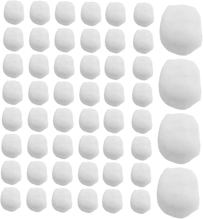 2Pack Cotton Balls for Makeup Removal Durable Cotton Powder Applicator for Everyday Use Versatile Convenient Design for Makeup Household Tasks