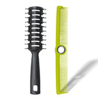 Professional Hair Cutting Comb - Rotatable Design Fine Tooth Barber Combs Anti-Static Styling Comb for Women and Men All Hair Types (Green)