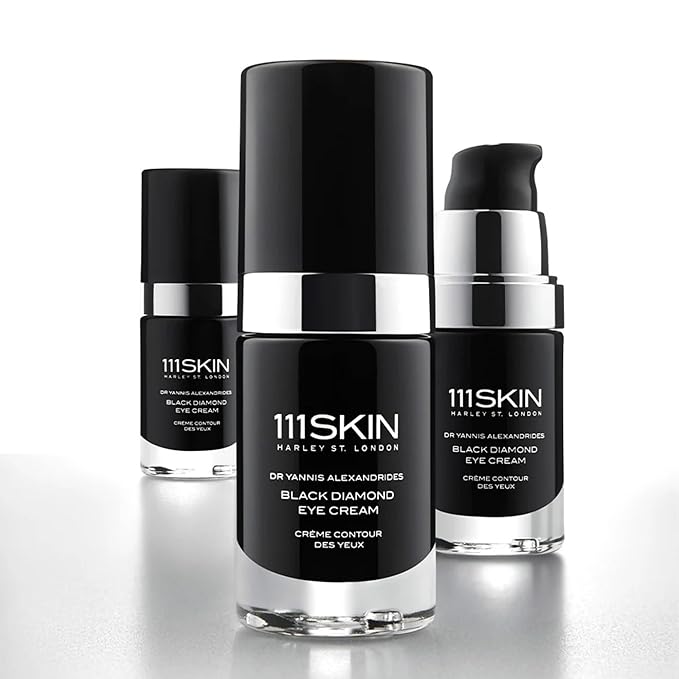 111SKIN Women’s Black Diamond Eye Cream, Lightweight Firming Under Eye Treatment with NAC Y2 & Granactive Retinoid to Help Improve Skin Texture, Multicolored, 0.51 fl oz