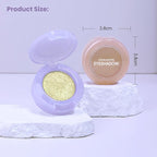 Holographic Light Pink Glitter Eyeshadow, Multichrome Shimmer Color Shifting Single Eyeshadow, Chameleon Metallic Iridescent Eye Shadow Palette Bouncy Texture Fairy Highlighter Makeup #2