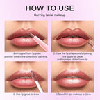 Kaely 2-in-1 Bronze Gold Metallic Lipstick and Lip Liner, Shimmer Liquid Metallic Lipsticks for Women, Glitter Lip Gloss Stain Long Lasting Waterproof Smudge Proof 24 Hour, Vegan Makeup, 14