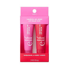 e.l.f. Squeeze Me More Lip Balm Duo, Moisturizing Balm For A Sheer Tint Of Color, Made With Hyaluronic Acid, Vegan & Cruelty-Free, Cherry & Bubblegum