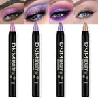 evpct 4Pcs Cream Eyeshadow Pencil Bulk Stick Set for Eyes Waterproof Pink Light Purple Violet Mocha Beige Shimmer Metallic Eyeshadow Crayon Stick sombras en crema para ojos