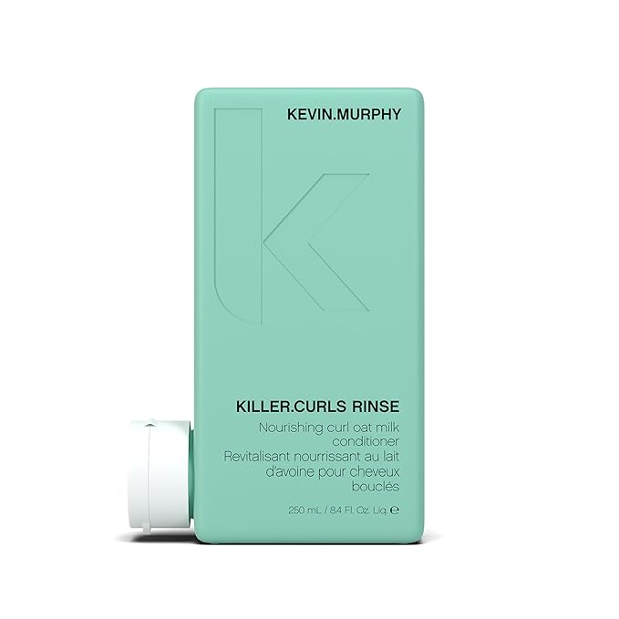 KEVIN.MURPHY KILLER.CURLS RINSE - Nourishing Curl Conditioner - Care for Natural & Permed Hair - With Hydrating Oat Milk - Colour-Safe & Vegan - 250 mL / 8.4 fl oz