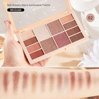 Eyeshadow Palette - 12 Color Neutral Eyeshadow, Nude Pink & Brown, Matte & Shimmer, Highly Pigmented, Blendable, Travel-Friendly Everyday Makeup, 03-2#