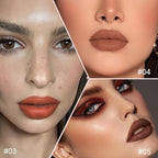 evpct 3Pcs Retractable Lip Liner Pencils Set Pack for Shaping & Sculpting Lips, Nude Pink Orange Coffee Taupe Dark Brown Creamy Matte Velvet Pigmented Lip Liner lipliners Crayon Lipstick,03 + 04 + 05