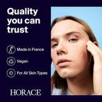 HORACE Salicylic Acid + Niacinamide Face Serum for Men – Anti-Blemish Treatment for Pore Tightening, Smoother Skin, and Redness Reduction – Vegan Skin Care for All Skin Types – Unscented, 30ml